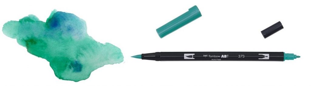 pintar con rotuladores acuareables