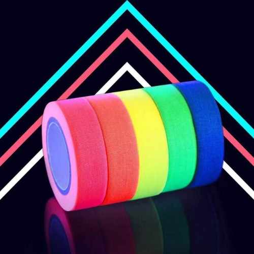 cinta fluorescente para fiestas