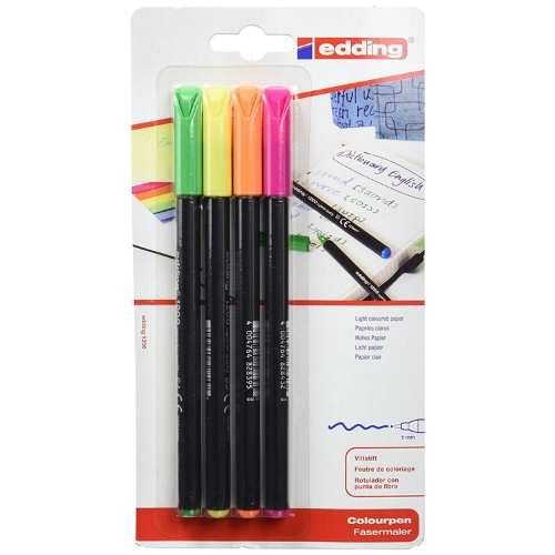 Rotuladores neon edding