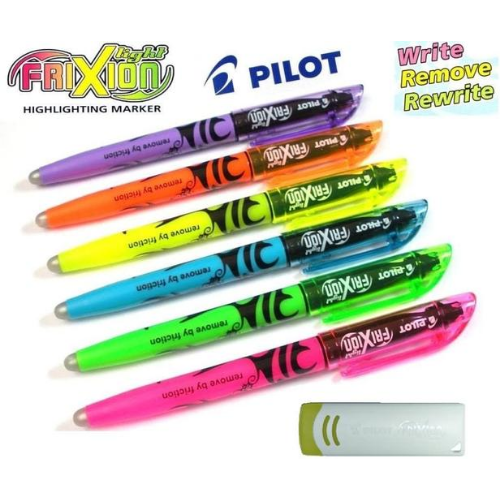 marcadores fluorescentes borrables Pilot